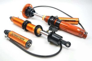 BMW Z4 Coilover Suspension Kit - Front + Rear - Moton - 3-Way Adjustable Monotube, Inverted Strut, Remote Reservoirs - `06-`08